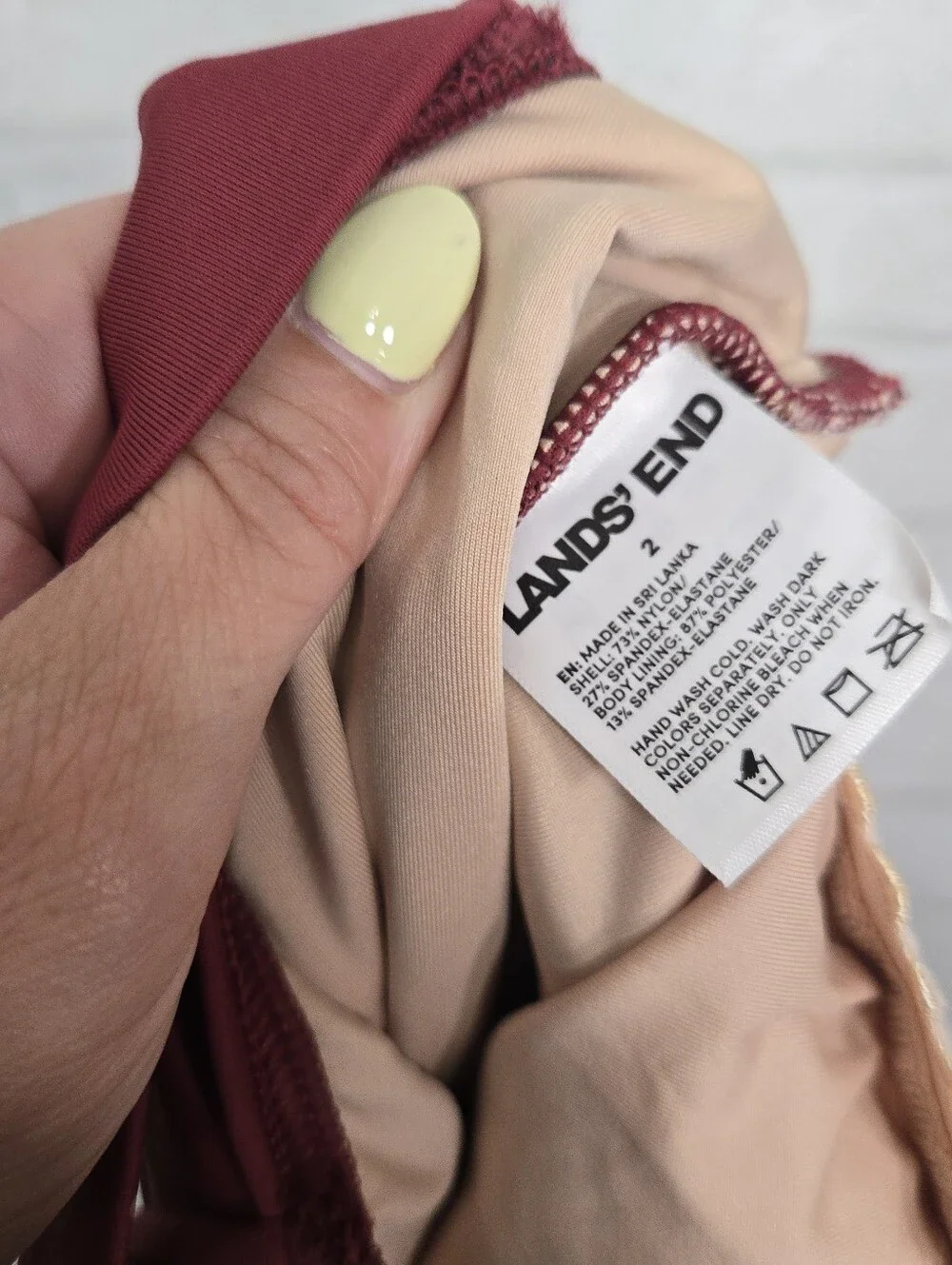 Lands End NWT one-piece swimsuit